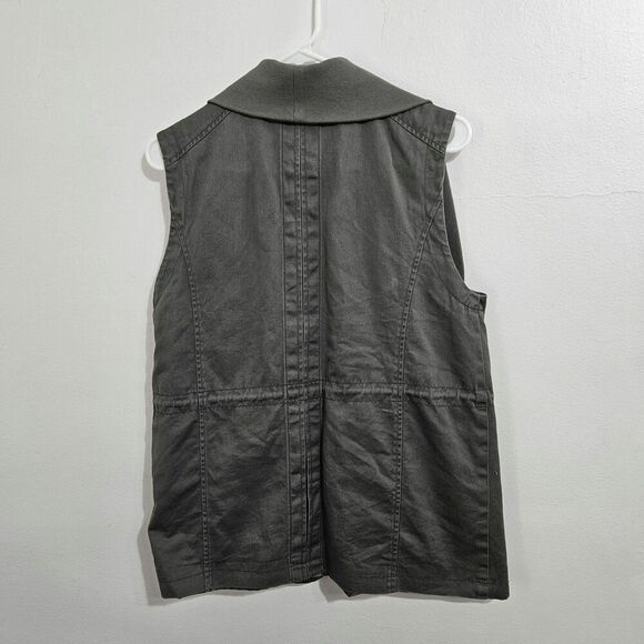 Democracy Army Green Cargo Vest. Women's Size Medium. - Picture 2 of 5